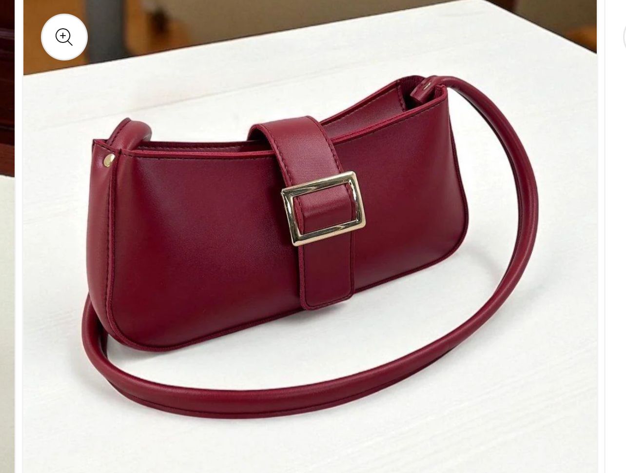 Daisy Shoulder Burgundy